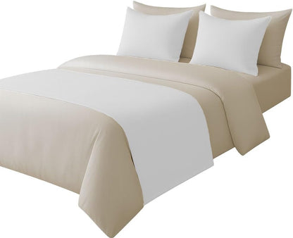 100% Egyptian Cotton Bed Runner Chocolate Solid California King Size (108x20) 1 Piece Decorative Bed Scarf for Bedroom Hotel Wedding Room