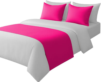 100% Egyptian Cotton Bed Runner Chocolate Solid California King Size (108x20) 1 Piece Decorative Bed Scarf for Bedroom Hotel Wedding Room