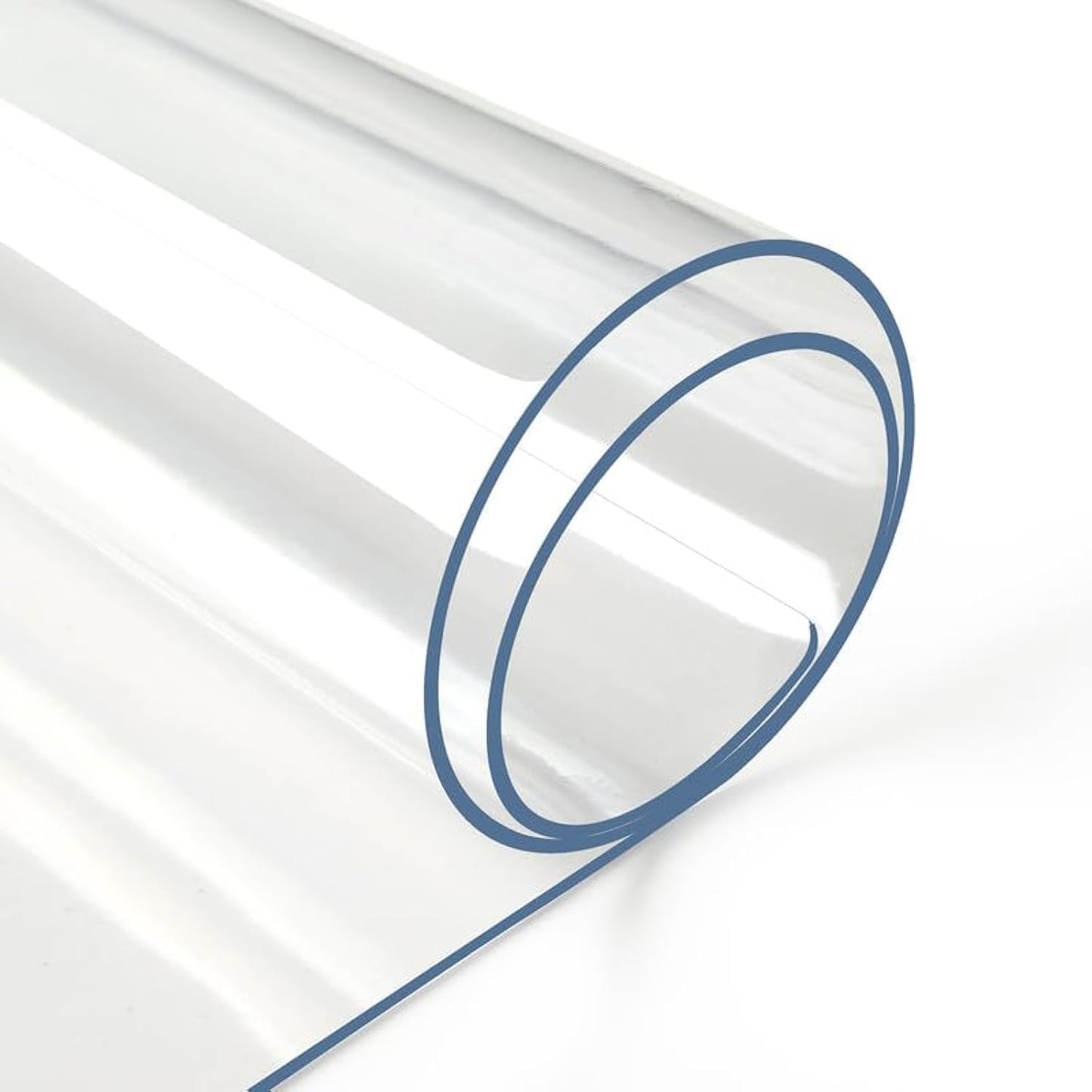 Deep Dream 2.0mm Thick 48 Inches Clear Round Table Protector, Round Table Cover, Tablecloth Protector, Table Protector for Dining Room Table & Office